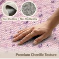 thumbnail image 6 of ODIKA 8'x10' Washable Area Rug Pink Checkered Purple Inspired Boho Charm Bold Checkerboard Grid for Dining Room, Large Office, Lounge, Non-Slip Chair-Friendly Mat, 6 of 7