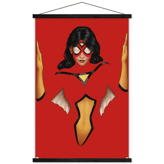 Marvel Comics - Spider Woman - Strikeforce #1 Wall Poster with Wooden Magnetic Frame, 22.375" x 34"