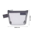 thumbnail image 2 of bbymog Portable Mesh Storage Bag Nylon Three-Dimensional Triangular Mesh Coin Purse Large-Capacity Key Bag Card Case Coin Bag Transparent Storage Bag, 2 of 2