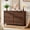 Brown, variant on Buildhom 54" Farmhouse 6-Drawer Dresser, Rustic Wood Chest with 4 Legs for Adult Bedroom, Brown