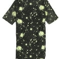 thumbnail image 2 of Evil Genius Womens Paint Splatter Graphic T-Shirt, Black, Medium, 2 of 2