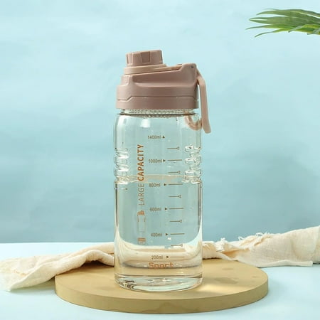 

Lufly Sports Water Cup Large-capacity Water Bottle Fitness Cup Straw Kettle Outdoor 1500ML Super Large Space Cup