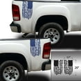 thumbnail image 2 of Veteran Vietnam Retired Distressed American USA US Flag Rear Truck Bed Vinyl Decal fits most Pickup Trucks U.S. Army Sticker USAF USMC US Navy Decal (Set of 2, 11" x 20", Cobalt Blue), 2 of 8