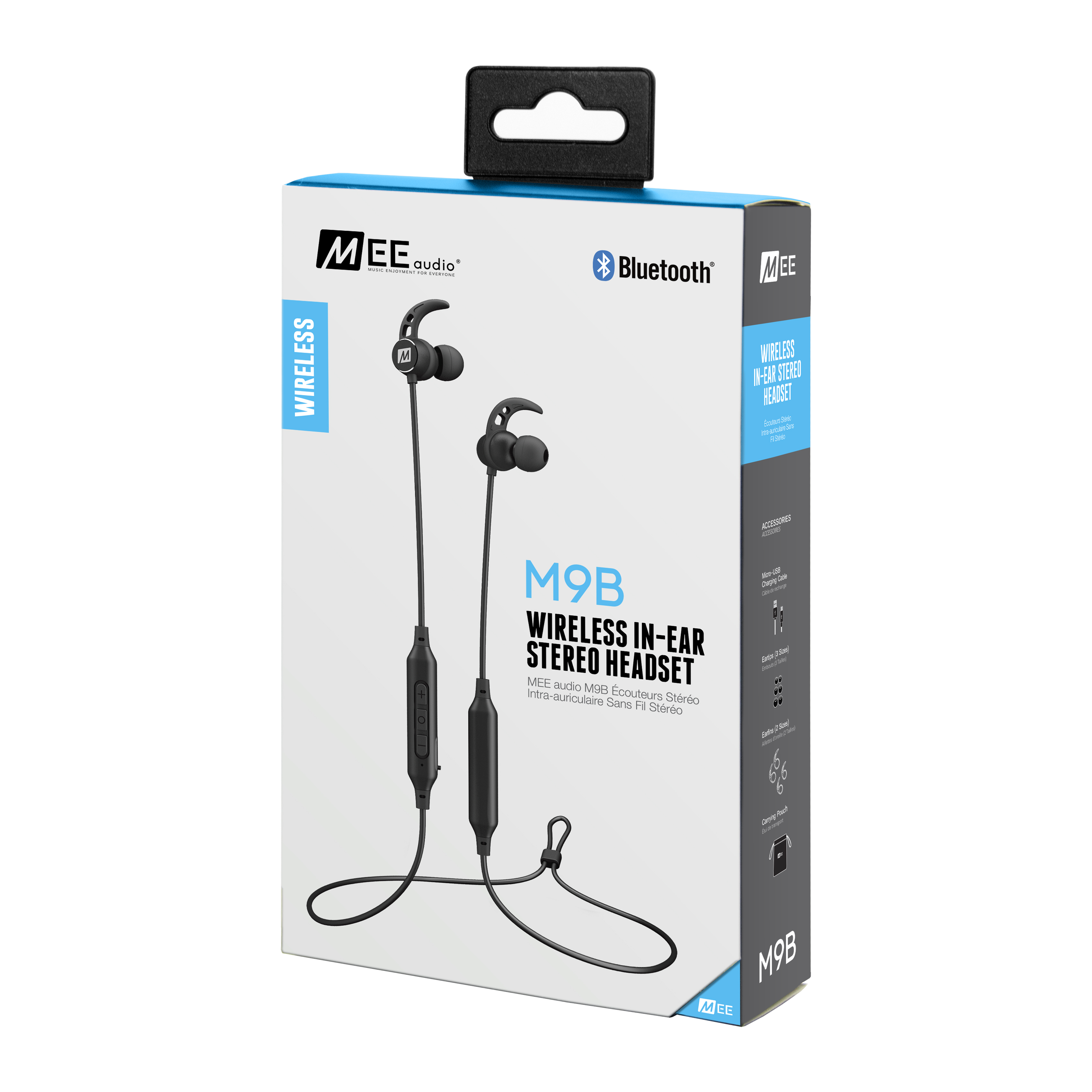 MEE audio M9B Bluetooth Wireless In-Ear Headphones (2018 Version) - image 2 of 9