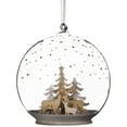 thumbnail image 2 of Deer Family in Snow Glass Globe Christmas Ornament - 4.75", 2 of 7