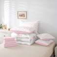 thumbnail image 6 of Castle Fairy Cartoon Bowknot Bedding Comforter Set,Romantic Flowers Queen Bedding Sets, 6 of 8