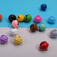 thumbnail image 7 of Riguas 10Pcs Christmas Bells Assortment Kit Colorful Bell Charms Metal Craft Pendant Handmade Jewelry Keychain DIY Making Accessories Party Festival Decorations, 7 of 7