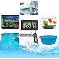 thumbnail image 5 of Mini LCD Digital Thermometer Temperature with Temperature Sensor Tester for Aquarium Freezer Fridge (2X Black 2X White), 5 of 5