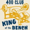 thumbnail image 3 of CafePress - 400 Club Bench Press Light T Shirt - Men's Classic Graphic T-Shirt, 3 of 4