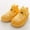 Yellow, variant on Toddler Non Slip Soft Sole Indoor Slippers Knit Upper Bear Pattern Cozy Footwear for Boys Girls Home Use Comfortable Fit
