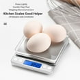thumbnail image 5 of XIBUZZ digital kitchen food scale, tray, battery powered, automatic shut-off, digital display, 5 of 11