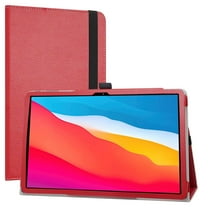Labanema Compatible with ALLDOCUBE X Game Case,PU Leather Folio 2-folding Stand Cover for ALLDOCUBE X Game (Model:T1023-US1) 10.5" Tablet PC,Red