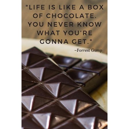 Life Is Like A Box Of Chocolate You Never Know What You Re Gonna