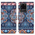thumbnail image 1 of Cadorabo Case for Samsung Galaxy S20 ULTRA - Design Blue Mandala No. 1 - Protective cover with magnetic closure, stand function and card slot, 1 of 8