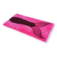 thumbnail image 2 of 101 BEACH Summer Trendy Printed Large Beach Pool Towel Pink Mermaid Tail, 2 of 5