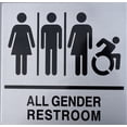thumbnail image 2 of NYC All Gender Restroom Sign (Aluminum Sign,9x9), 2 of 4