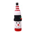 thumbnail image 3 of Navidad Navidad Santa muñeco de nieve botella de vino Protector manga decoración escritorio viaje Picnic bolsa Festival regalo de vacaciones 2 piezas Kearding  JR0660-02×1+JR0660-01×1, 3 of 7