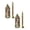 Gold*2, variant on 10 Metal Expansion Screw Kit, No Drill Or Holes in Wall, Wall Anchor for Hanging TV Shelf Straps Cabinet