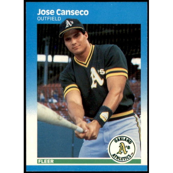 Jose Canseco Card 1987 Fleer #389