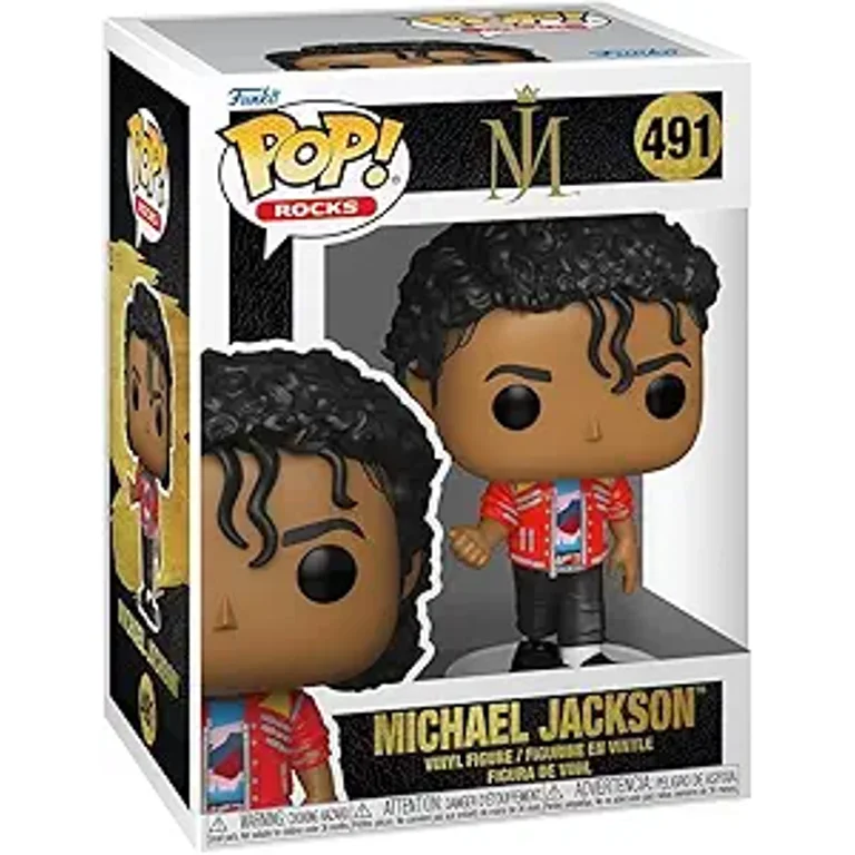 Funko POP! Rocks Michael Jackson Vinyl Figure, Beat It, 3.75 inch