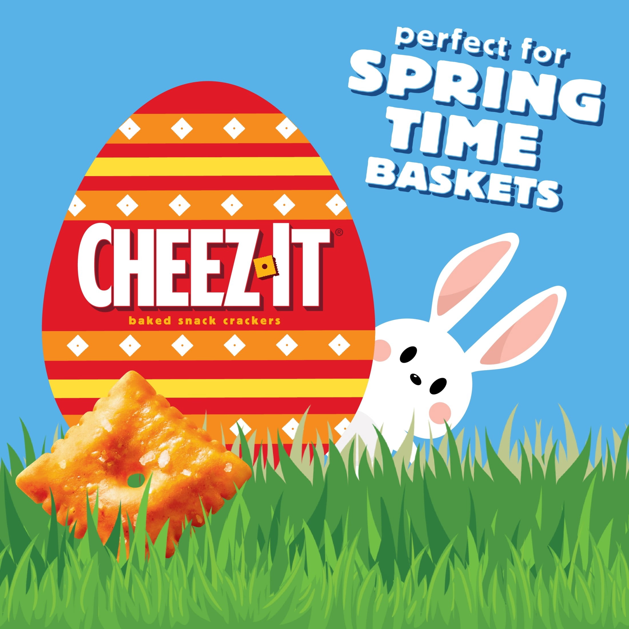 Cheez-It Original Baked Snack Crackers, Easter Snacks, 2.2 oz