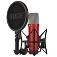 thumbnail image 2 of Rode Signature Series NT1 Cardioid Condenser Studio Microphone, Red, Bundle with H&A Microphone Stand and TAPH100 Studio Monitor Headphones, 2 of 8