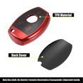 thumbnail image 4 of Unique Bargains Vehicle Key Fob Cover 3 Button Remote Key Fob Case with Keychain Blue for Mercedes Benz C E S M CLS CLK G, 4 of 7