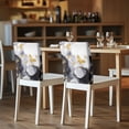 thumbnail image 5 of Xoenoiee Otter Cherry Blossom Print Dining Chair Covers Chair Back Covers Dining Room Chairs Slipcovers Removable Washable Chairs Protector Cover for Kitchen Party Ceremony, 1 Pack, 5 of 7