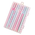 thumbnail image 1 of 10 Pcs Stylo Gel Coloré en Plastique avec Stylo; Stylo Gel Coloré Style Pastel Mignon Frais pour Étudiants, 1 of 2