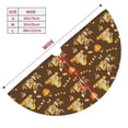 thumbnail image 3 of Pofeuu Autumn With Pumpkin Harvest Print Christmas Tree Skirt, Merry Christmas Skirt Xmas Tree Ornaments for Xmas Holiday Party Decorations-36", 3 of 7