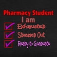 thumbnail image 3 of CafePress - Pharmacy Student Stressed Exhausted Graduat Women - Womens Tri-blend T-Shirt, 3 of 4