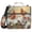 Cardinals Bird on Garden Fence, variant on 3 Ring Zipper Binder with Shoulder Strap Waterproof Trapper Keeper 1.5 Inch D-Ring 500 Sheets Capacity Colorful and Elegant Line