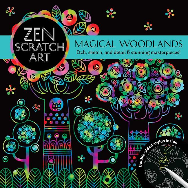 Zen Scratch Art Magical Woodlands (Book)