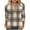 Khaki, variant on Qulqfy Women Tops Plus Size Tunic Spring 3/4 Length Sleeve Shirts Yellow Fall Dressy Casual Henley Tops Fall Blouses for Women L