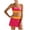 Watermelon Red, variant on vigerkar High Waisted Bikini Sets for Women Tummy Control Swimsuits 3 Piece Bathing Suits Neon Swimwear with Skirt 2026 (Blue, L)