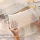 thumbnail image 2 of Ropa interior de cintura alta para mujer, ultrafina, de seda de hielo, sin costuras, de algodón transpirable, antibacteriana, talla grande, 200 kg, ropa interior flotante de verano, 2 of 6