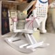 thumbnail image 3 of Silla con forma de caballo de madera en miniatura, muebles modelo Hobbyhorse para accesorios de casa de muñecas 1/12, 3 of 10
