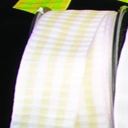 The Ribbon People White and Ivory Block Print Wired Craft Ribbon 0.75" x 54 Yards