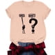 thumbnail image 4 of Pntutb - Camisetas estampadas con cuello redondo para mujer, camisetas estampadas, camisetas de manga corta, blusas Pntutb Pntutb-404, 4 of 6