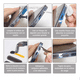 thumbnail image 4 of Kit Cepillo Limpieza Bocinas Limpiador Para iPhone Protector Negro 45pz, 4 of 5