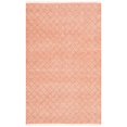 thumbnail image 1 of Safavieh Boston Collection BOS680C Handmade Flatweave Cotton Area Rug, 4' x 4' Square, Orange, 1 of 8