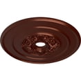 thumbnail image 3 of Ekena Millwork 26"OD x 3 1/8"ID x 1 1/2"P Traditional with Acanthus Leaves Ceiling Medallion (Fits Canopies up to 4 1/4"), Hand-Painted Antique Copper, 3 of 5