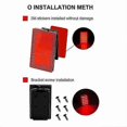 thumbnail image 4 of 12V F1 Style 15 LED Rear 3rd Third Strobe Flashing Universal Car Lights Tail Brake Stop Light Signal Lamp Car Tuning Accessories, 4 of 5