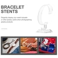 thumbnail image 3 of 10Pcs Watch Display Stand Transparent Watch Holder Plastic Bracelet Stand Stable Watch Rack, 3 of 9