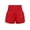 Red, variant on Bmisegm Athletic Shorts for Women Solid Color Quick Dry Workout Elastic Athletic Yoga High Waist Womens Shorts Yellow XL