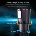 thumbnail image 3 of Car Cup Warmer & Cooler | 2-in-1 Thermoelectric Cooler & Warmer Mug for Car & Home | 12V DC Power | Heats to 65°C & Cools to -3°C | Includes 1 Cup, 3 of 6