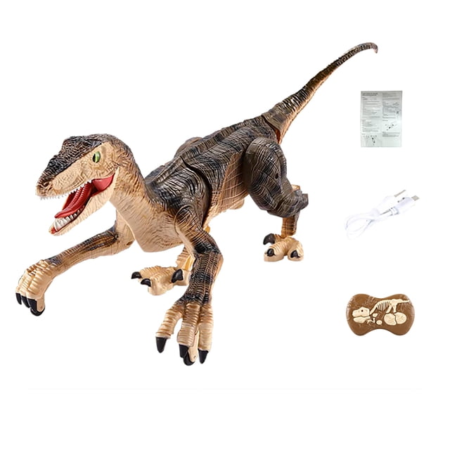 IROINID 2.4G Remote Control Dinosaur Walking & Roaring Realistic Dinosaur Toys for Kids