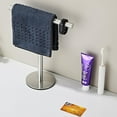 thumbnail image 6 of ZEN Bath Hand Towel Holder Standing, 13 Inch T-Shape Towel Bar Rack Stand, SUS304 Stainless Steel Brushed Finish,Tower Bar for Bathroom Kitchen Vanity Countertop, 6 of 7