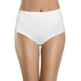 thumbnail image 2 of CW40WH Womens Classics White Cotton Brief White Size 8, 2 of 3