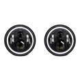 thumbnail image 1 of Faros Lámpara de cabeza redonda de haz alto y bajo de 7 pulgadas con ojo angular para GMC Savana Jeep Comanche, 2 uds., 1 of 6